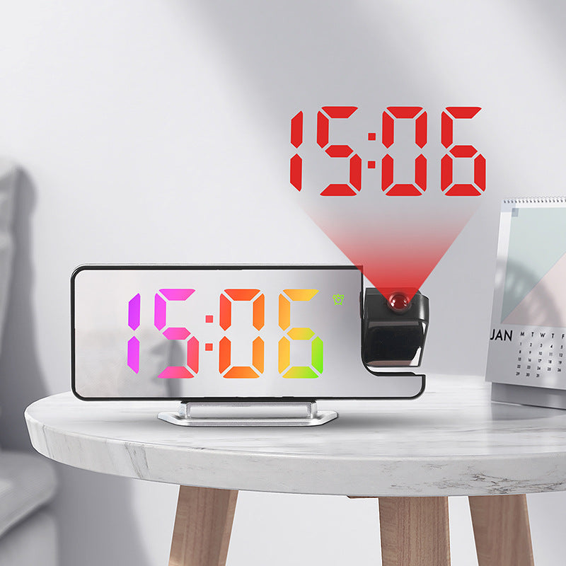 Projection alarm clock with multifunctional LED display Bowlift