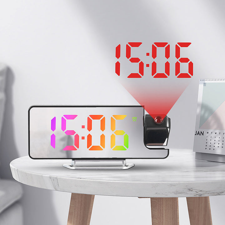 Projection alarm clock with multifunctional LED display Bowlift