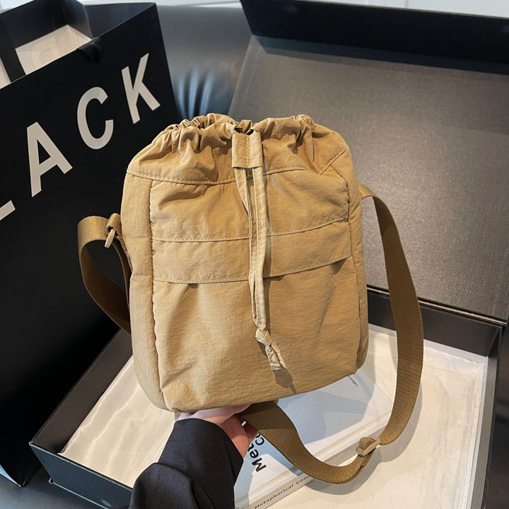 Casual Drawstring Bucket Bag Bowlift