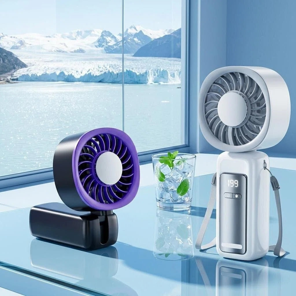Unisex Portable 4-in-1 Mini Fan Bowlift