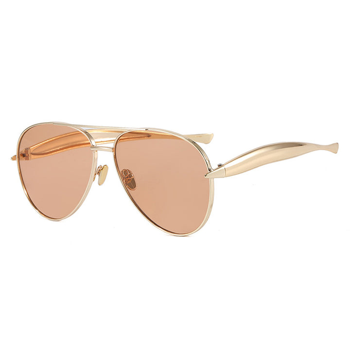Women's pilot sunglasses with elegant accents and protective UV filter Bowlift