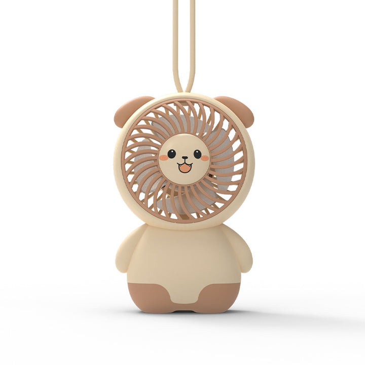 Ladies Portable Mini Animal Fan with Cute Panda Design Bowlift