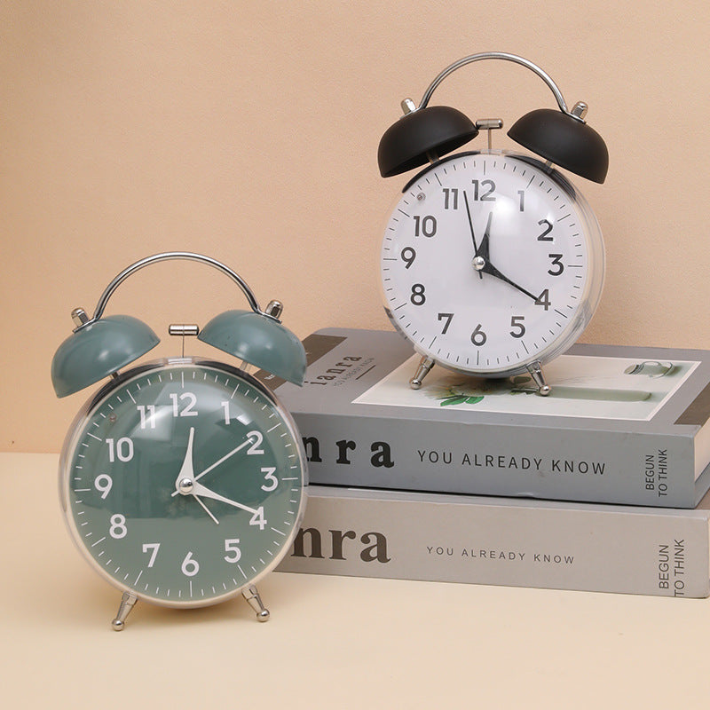 Classic alarm clock with double bell mechanism Bowlift