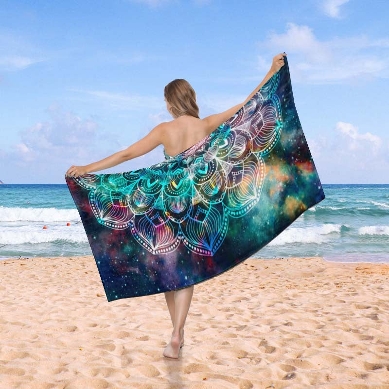 Beach towel in creative wave pattern Bowlift