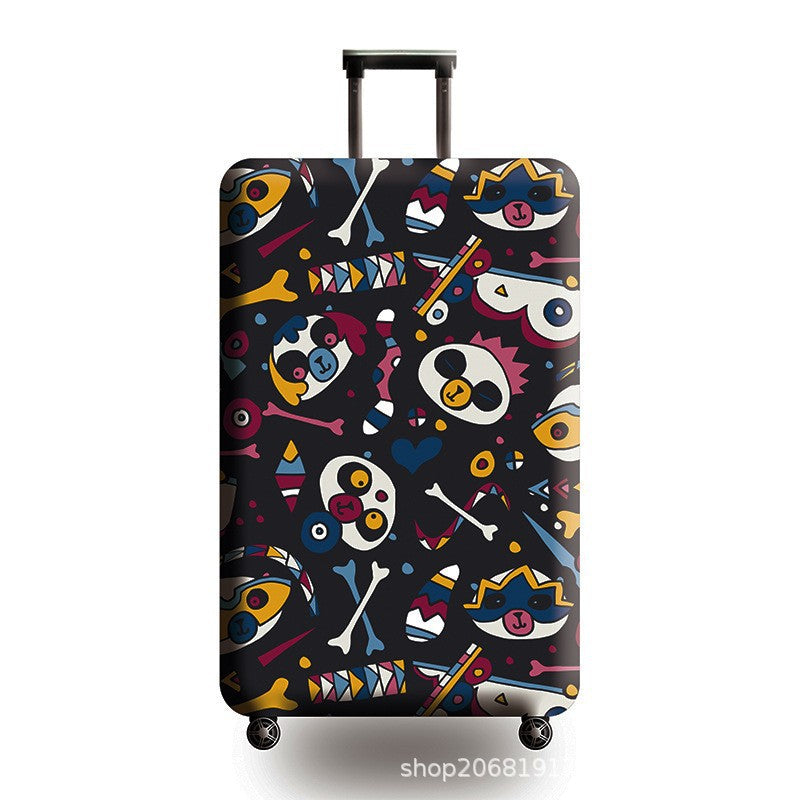 Unisex Hard Shell Suitcase with Playful Animal Motif Bowlift