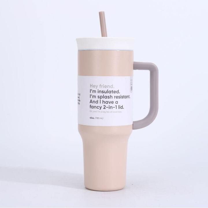 Women's insulated mug with 2-in-1 lid Bowlift