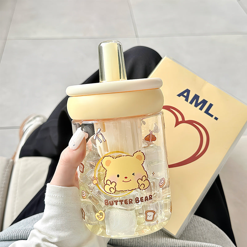 Women's Fun Drinking Cup with Silicone Lid Bowlift