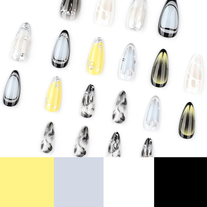 Artistic nail art with sophisticated accents Bowlift