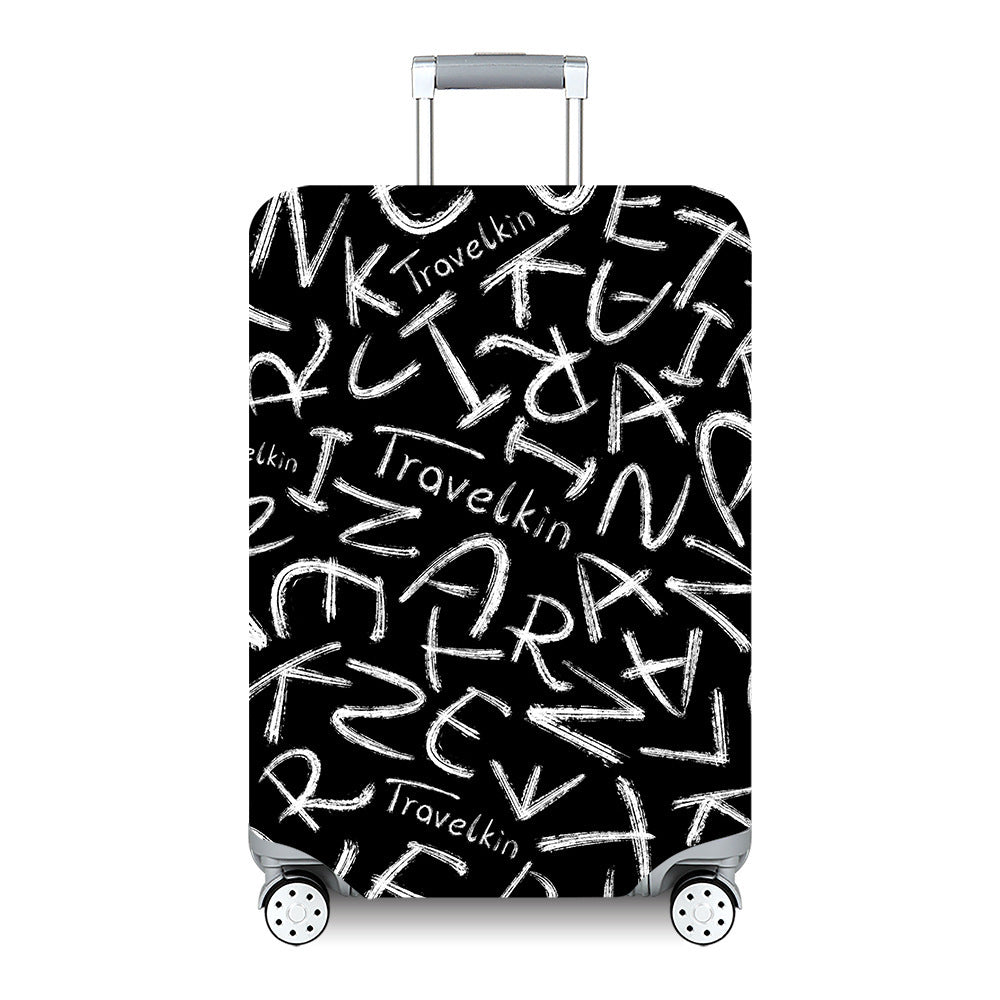 Unisex hard-shell travel suitcase with artistic landscape design Bowlift