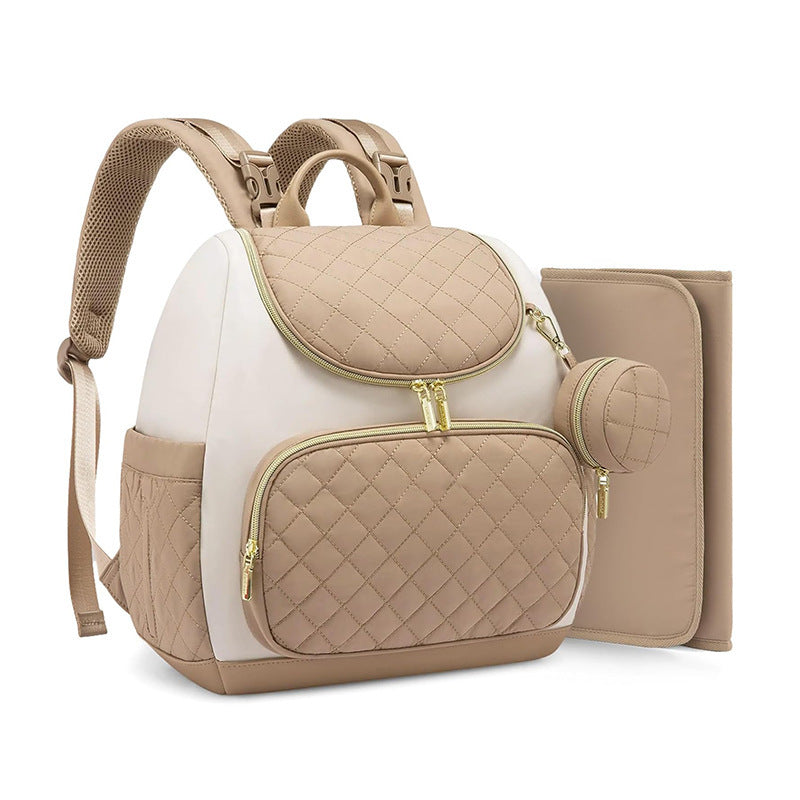 Fashionable backpack with insulating interior and multiple zipper pockets Bowlift