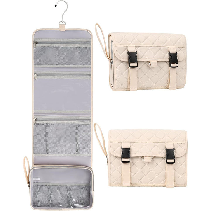 Multifunctional cosmetic bag with hook Bowlift