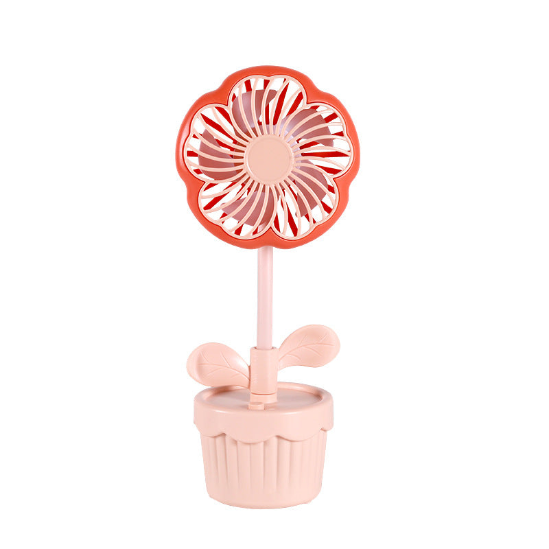 Ladies Table Fan in Flower Design Bowlift