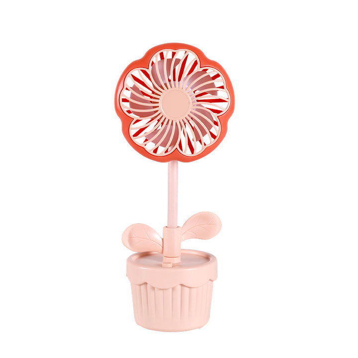Ladies Table Fan in Flower Design Bowlift