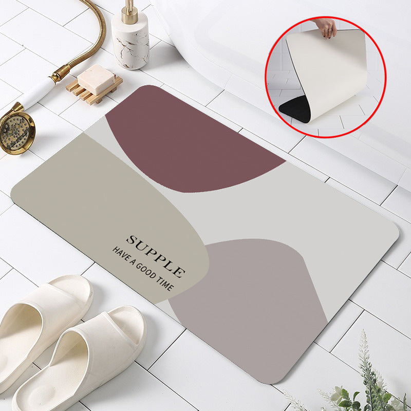 Absorbent Non-Slip Bathroom Mat