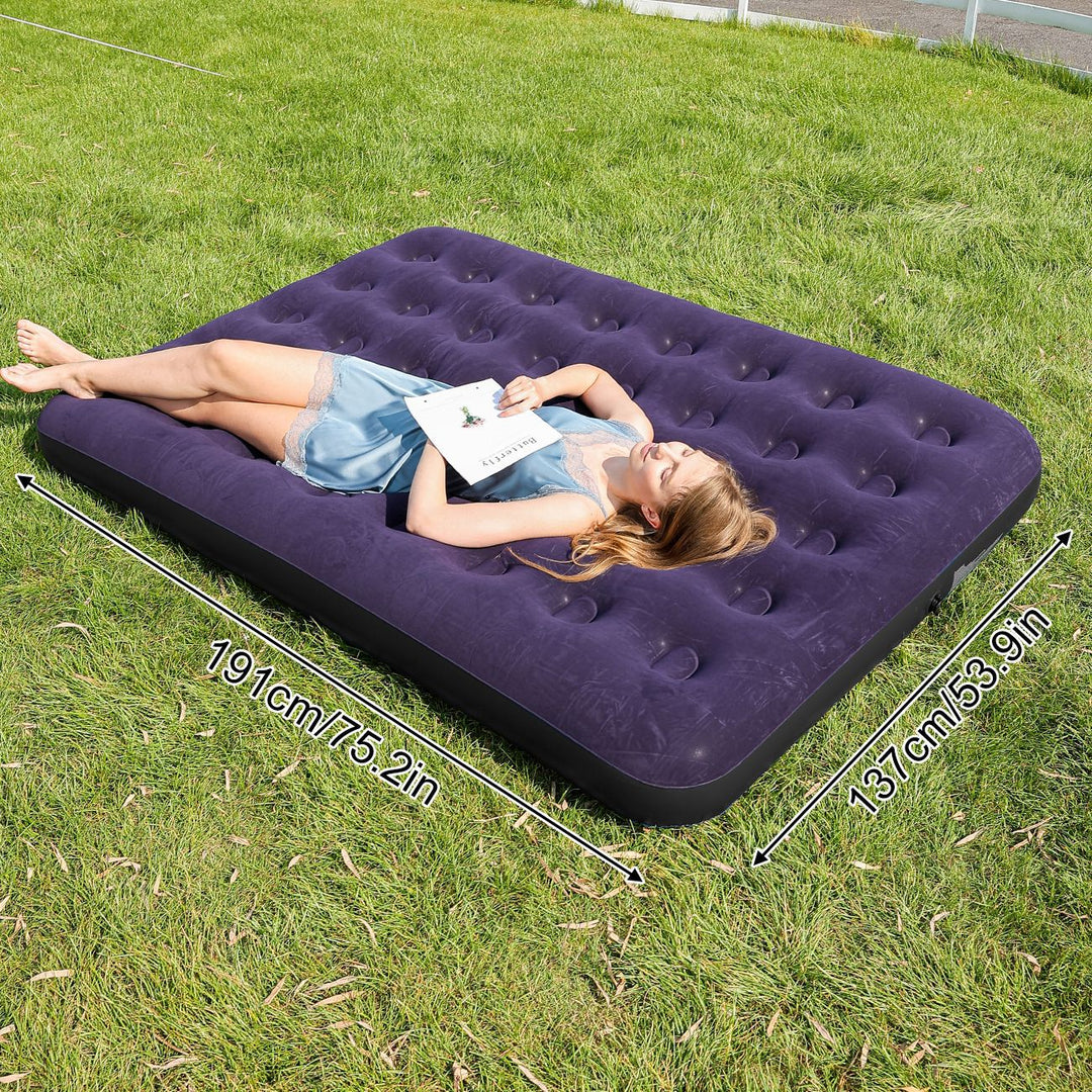 Ladies Automatic Inflatable Air Bed with Integrated Pump Bowlift