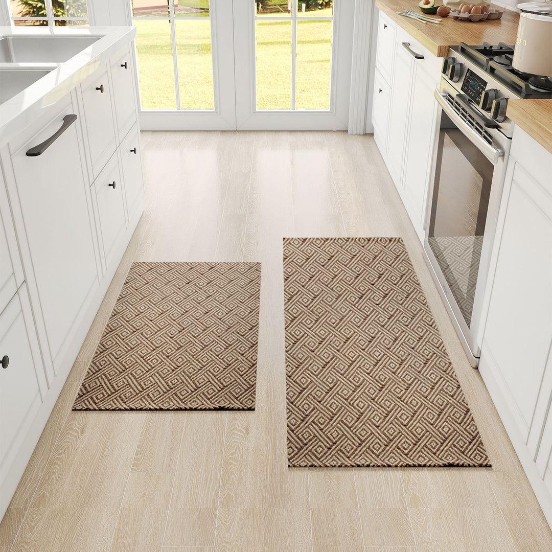 Geometric Pattern Kitchen Comfort Mat Bowlift