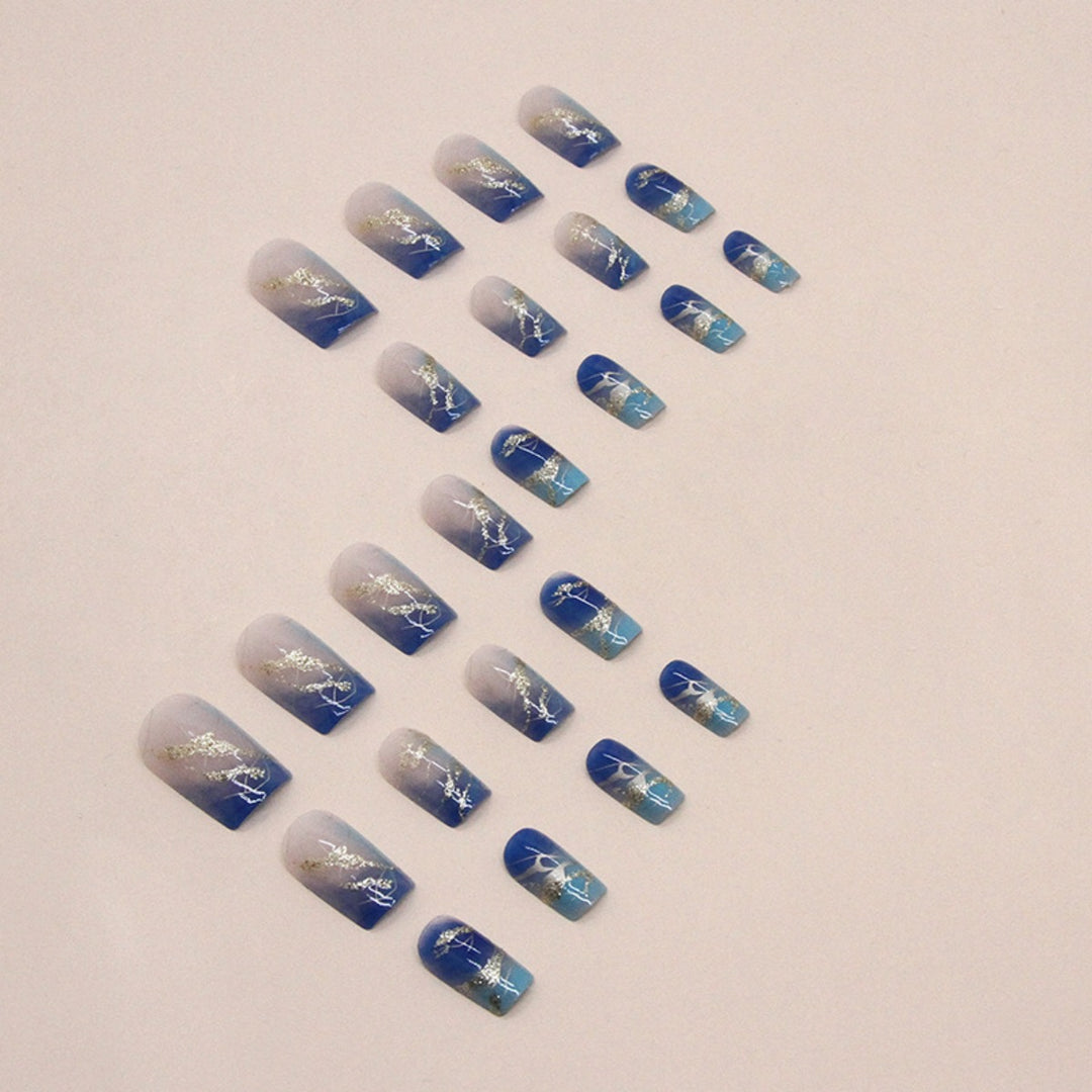 Artistic Abstract Nail Extensions Bowlift