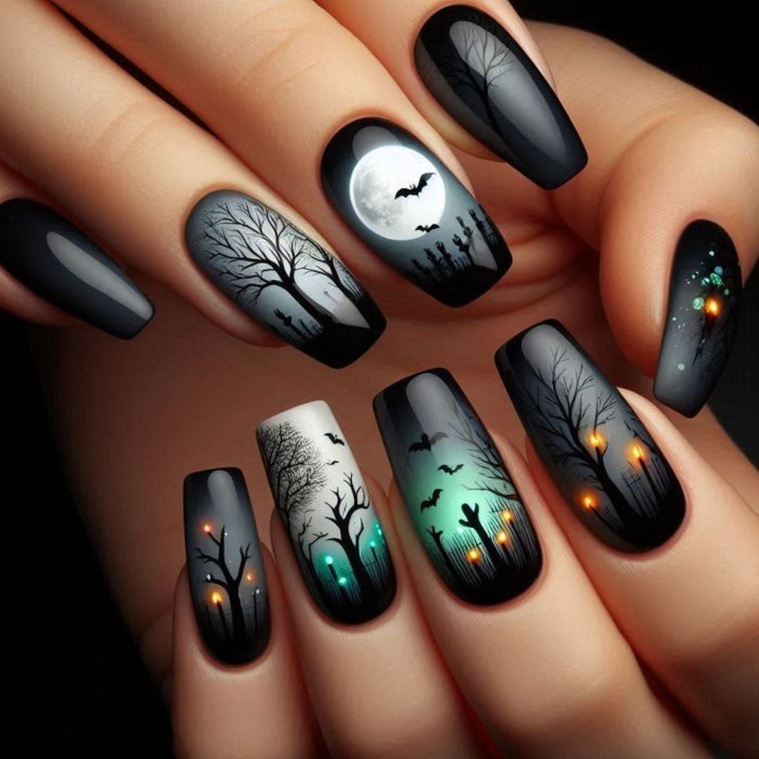Gothic Horror-Themed Nail Art Extensions Bowlift