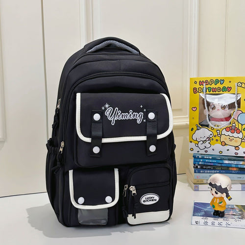 Multi-Compartment Graphic Design Backpack