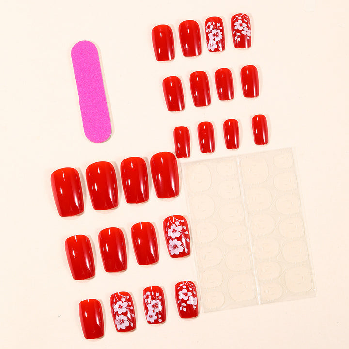 Floral Acrylic Nail Art Extensions Bowlift 1789713260