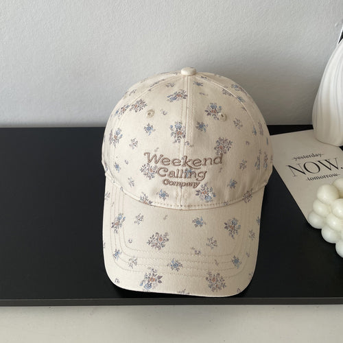 Floral Print Baseball Cap