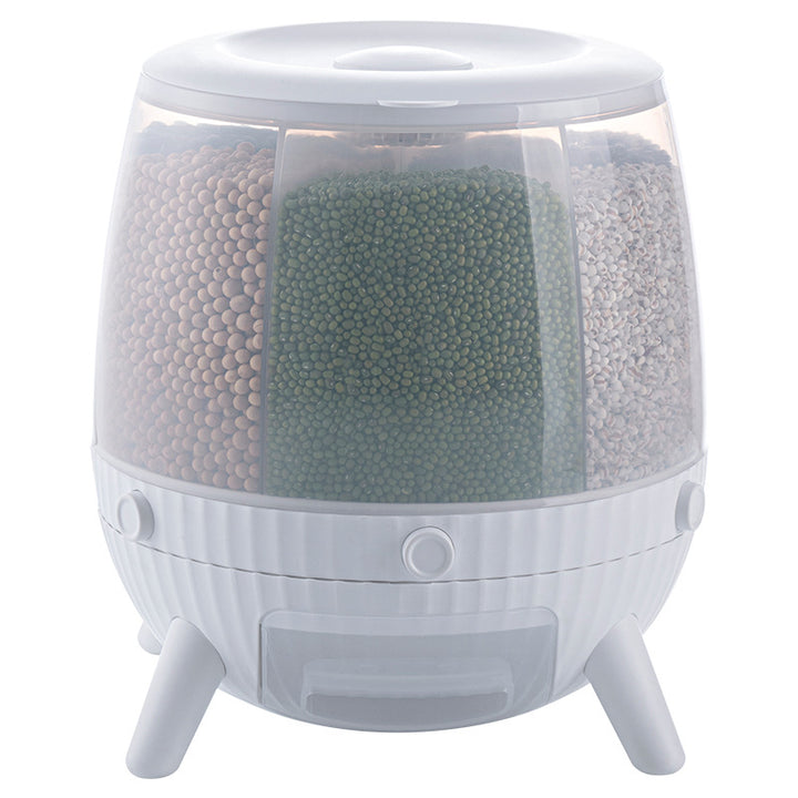 Multi-Compartment Food Storage Dispenser Bowlift