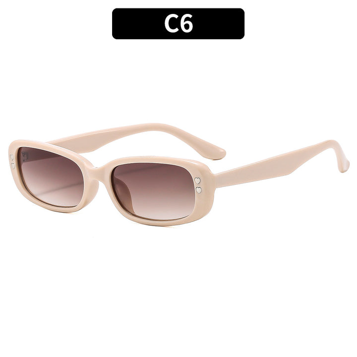 Classic Style Vintage-Inspired Square Frame Sunglasses