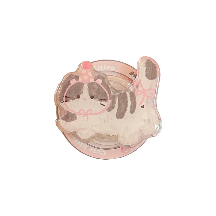 Smartphone Finger Holder in cute cat design Bowlift