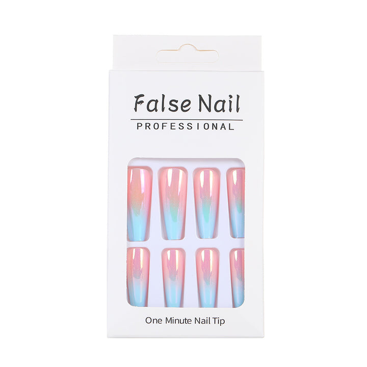 Artificial nails in modern ombre design Bowlift