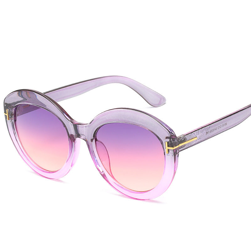 Oversized Gradient Lens Sunglasses Bowlift
