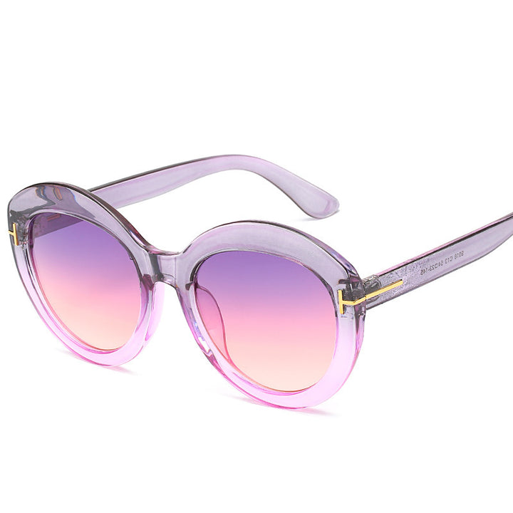 Oversized Gradient Lens Sunglasses Bowlift