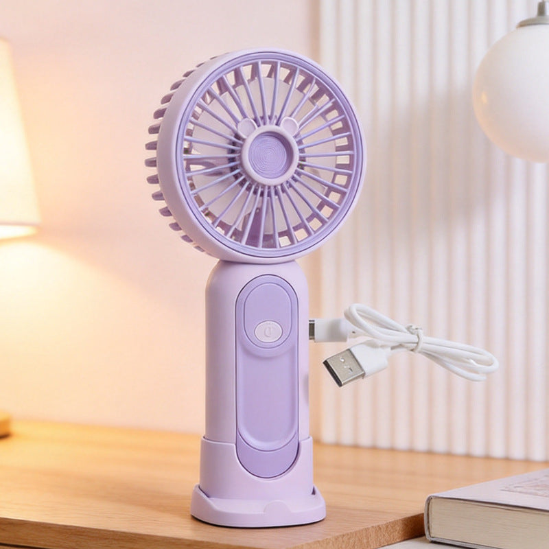 Ladies portable handheld fan with animal design Bowlift
