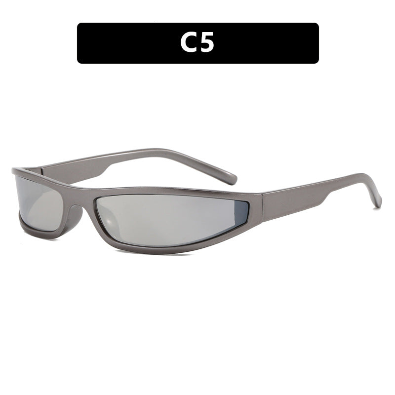 Women's sporty sunglasses with flat, aerodynamic design and UV protection Bowlift