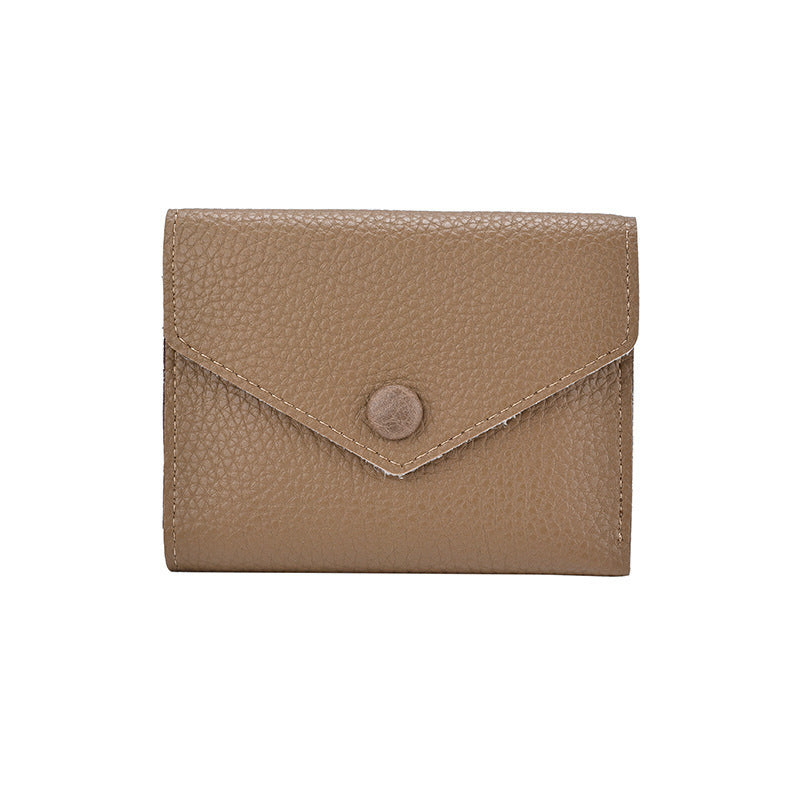 Textured Leather Coin Wallet Bowlift