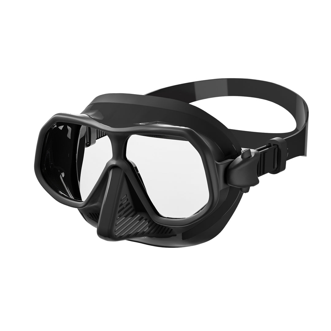 High-performance dive mask with visibility protection and anti-fog technology Bowlift