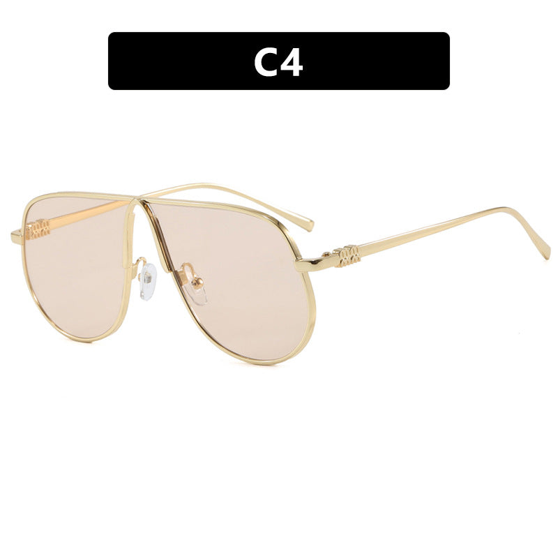 Women's pilot sunglasses with high-quality metal frame and polarized lenses Bowlift