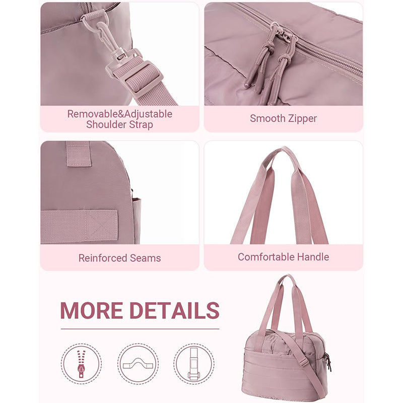 Practical and Stylish Travel Bag with Padded Interior Bowlift