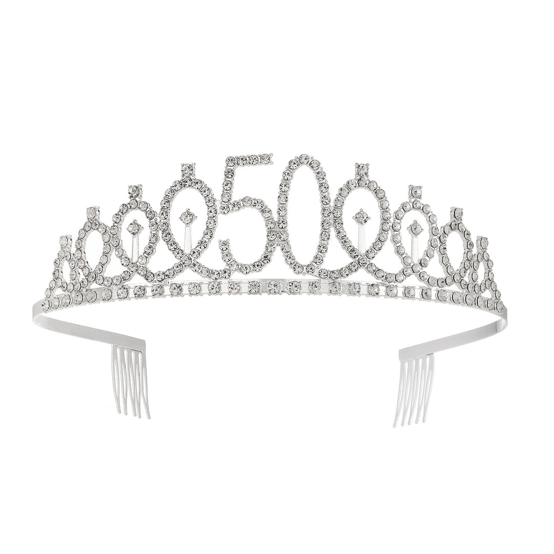 Ladies Glittering Crown with Swarovski Stones Bowlift
