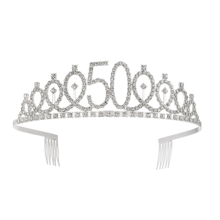 Ladies Glittering Crown with Swarovski Stones Bowlift