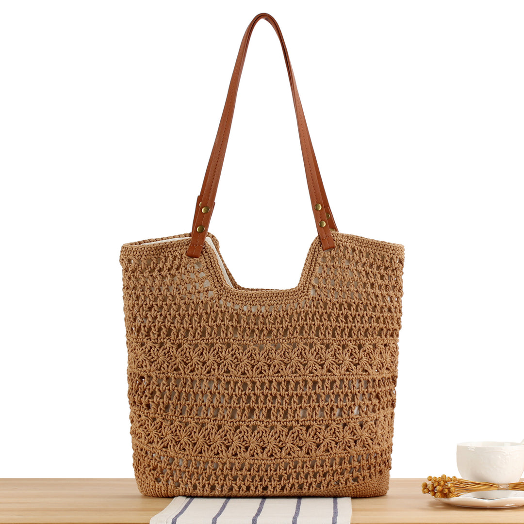 Macramé Handbag with Sturdy Handle Bowlift