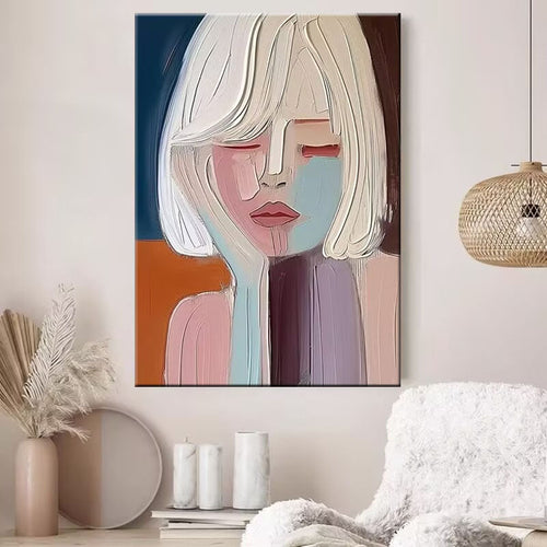 Abstract Portrait Canvas Art