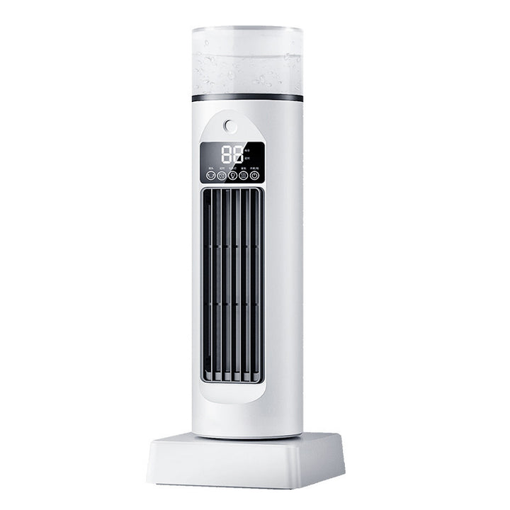 Cooling oscillating tower humidifying fan with LED display and remote Bowlift