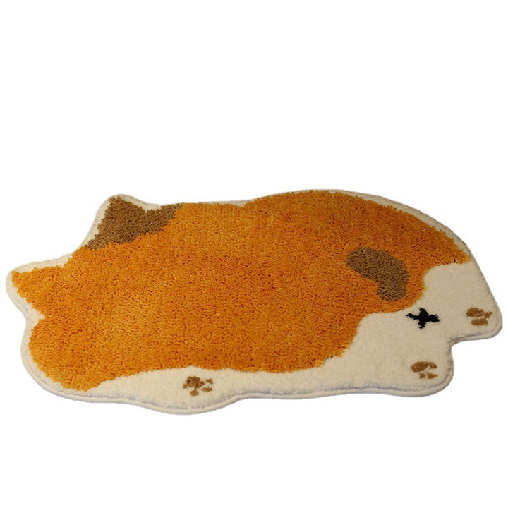 Unisex Cartoon Cat-Shaped Bath Mat Bowlift