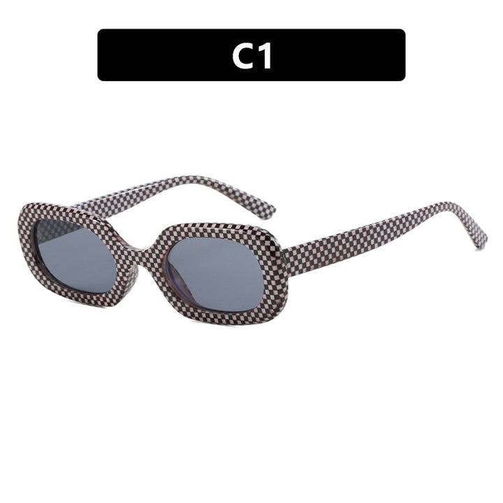 Women's oversized sunglasses with unusual pattern Bowlift