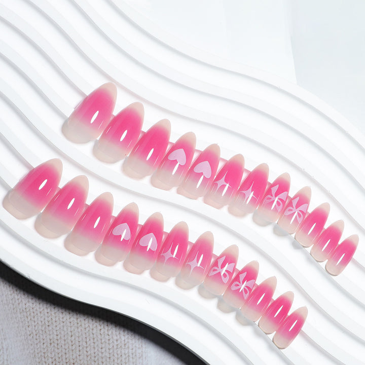 Artistic Ombre Press-On Nail Set Bowlift
