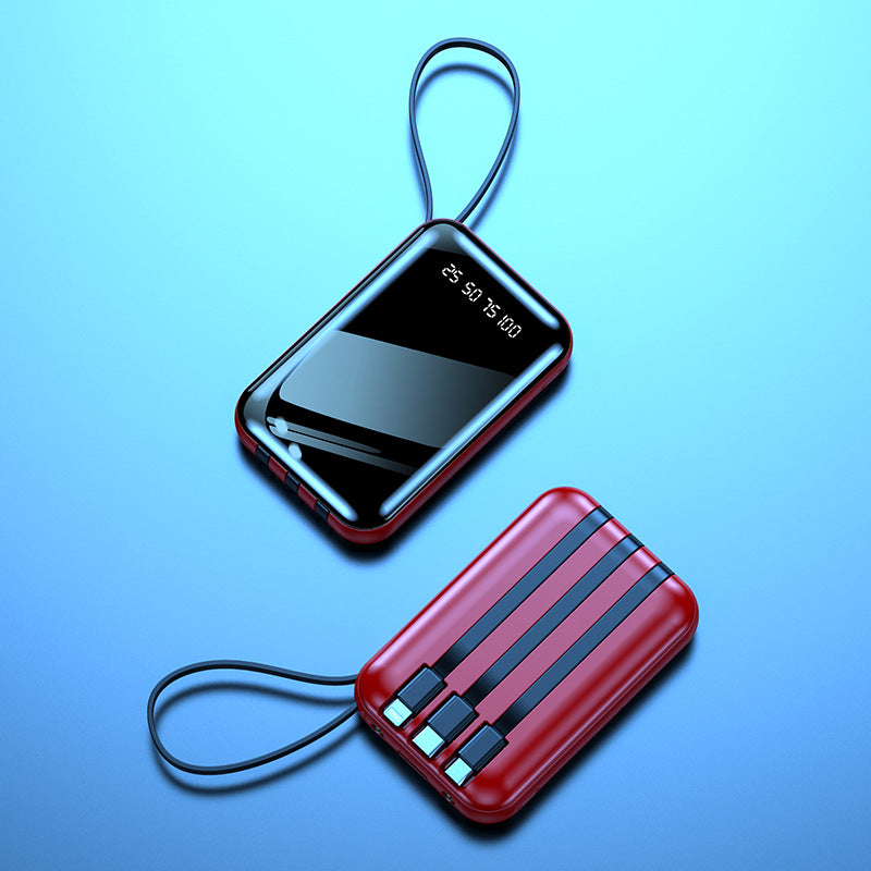 High-performance power bank with digital display and multifunctional connections Bowlift