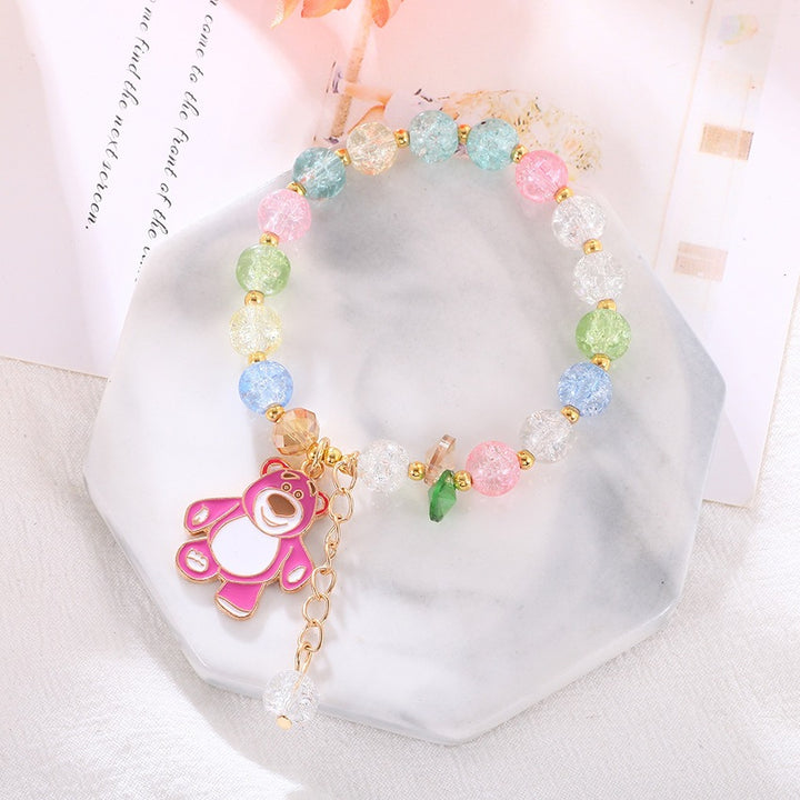 Playful bracelet with colorful glass beads Bowlift