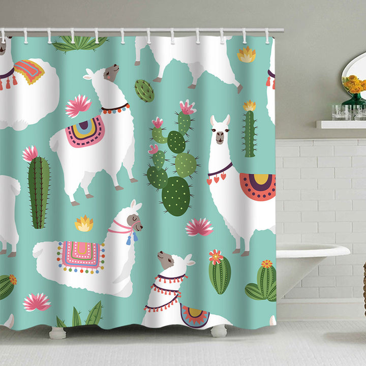 Decorative Shower Curtain Bowlift