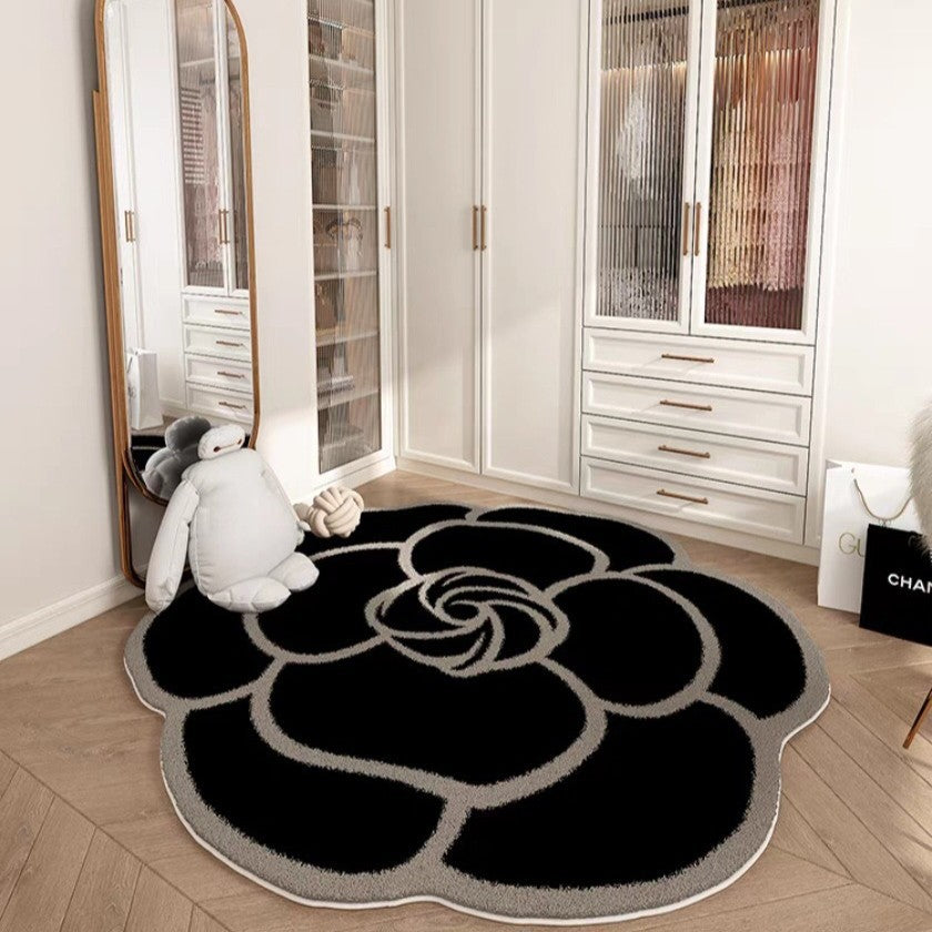 Floral Petal Shaped Area Rug