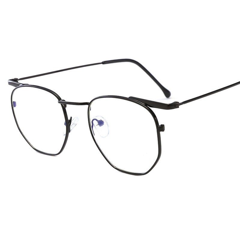 Women's fashionable geometric sunglasses with elegant metal frame Bowlift